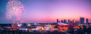 Scotsman Hill Calgary Stampede Fireworks