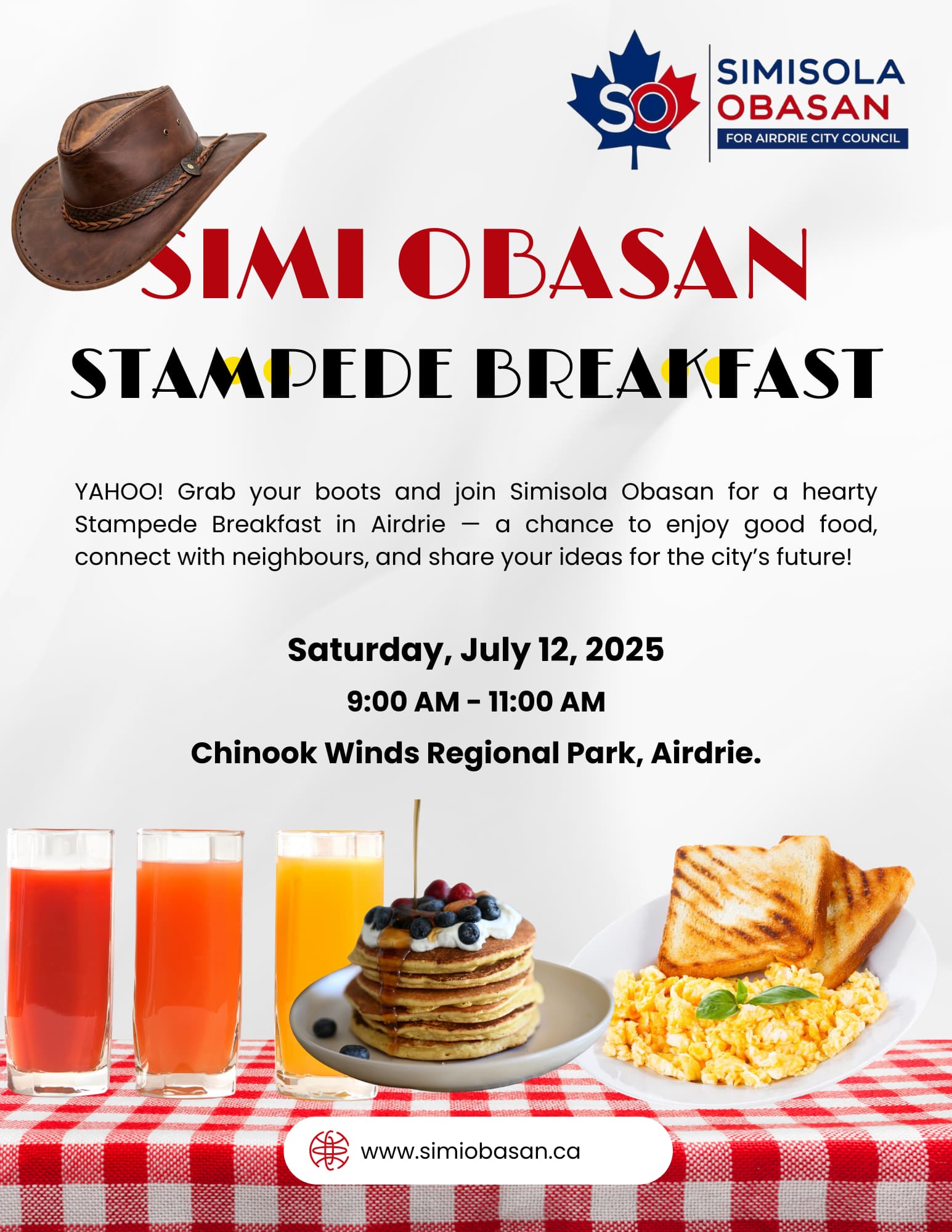 Simi Obasan Stampede Breakfast