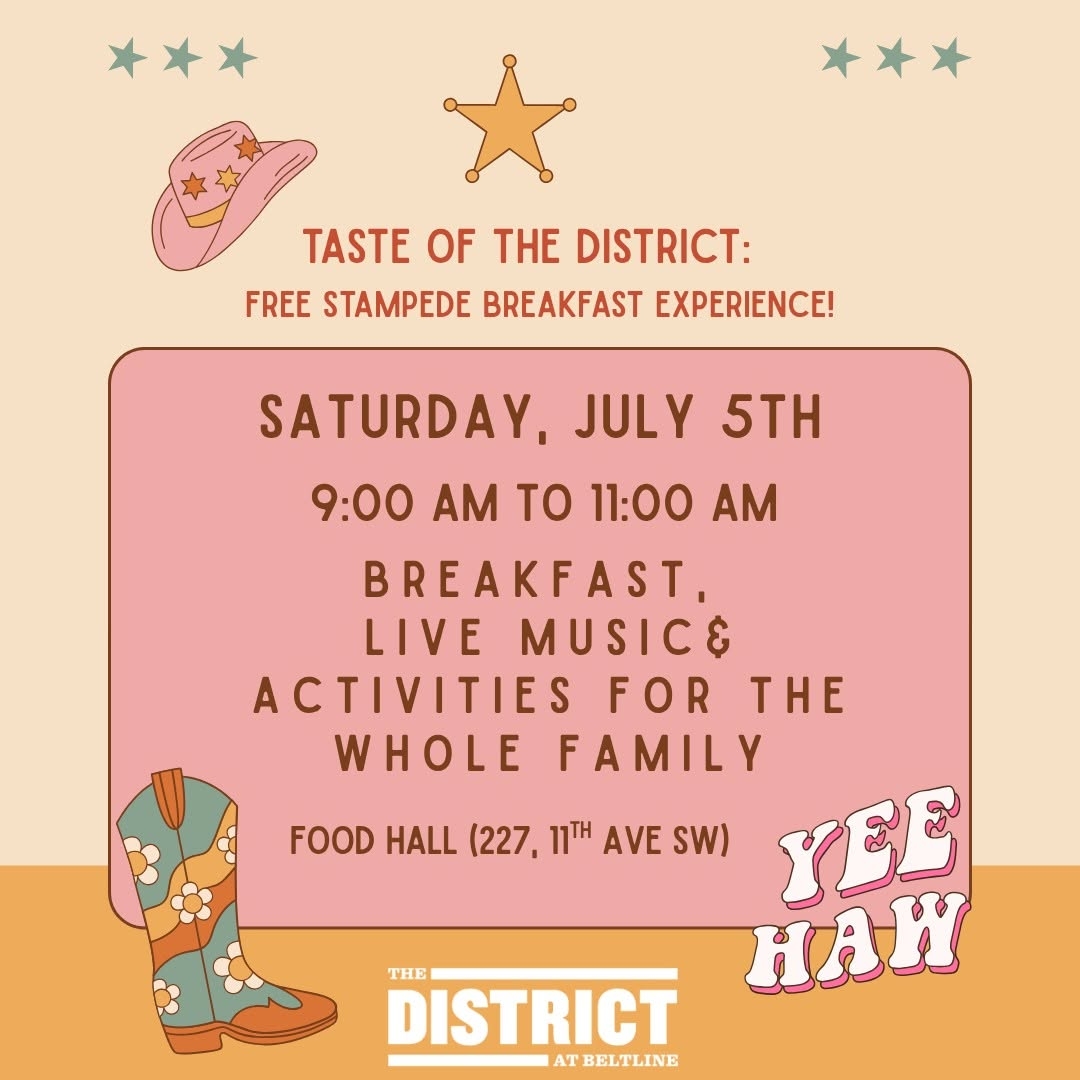 The District at Beltline Free Stampede Breakfast