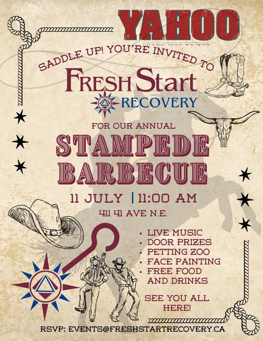 Fresh Start Recovery Stampede BBQ