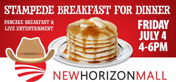 New Horizon Mall Annual Stampede “Breakfast for Dinner”