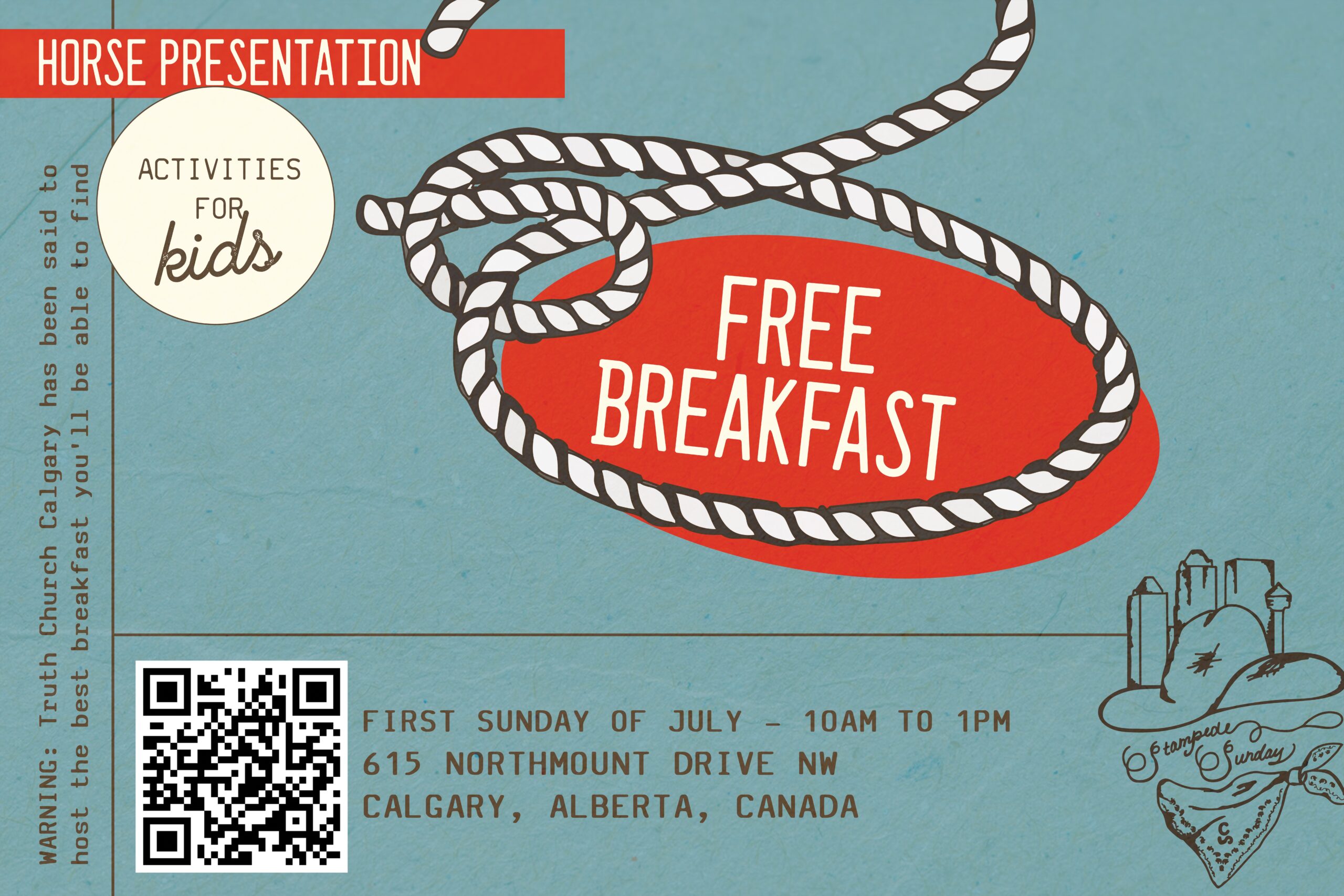 Stampede Breakfast Sunday at Truth Church