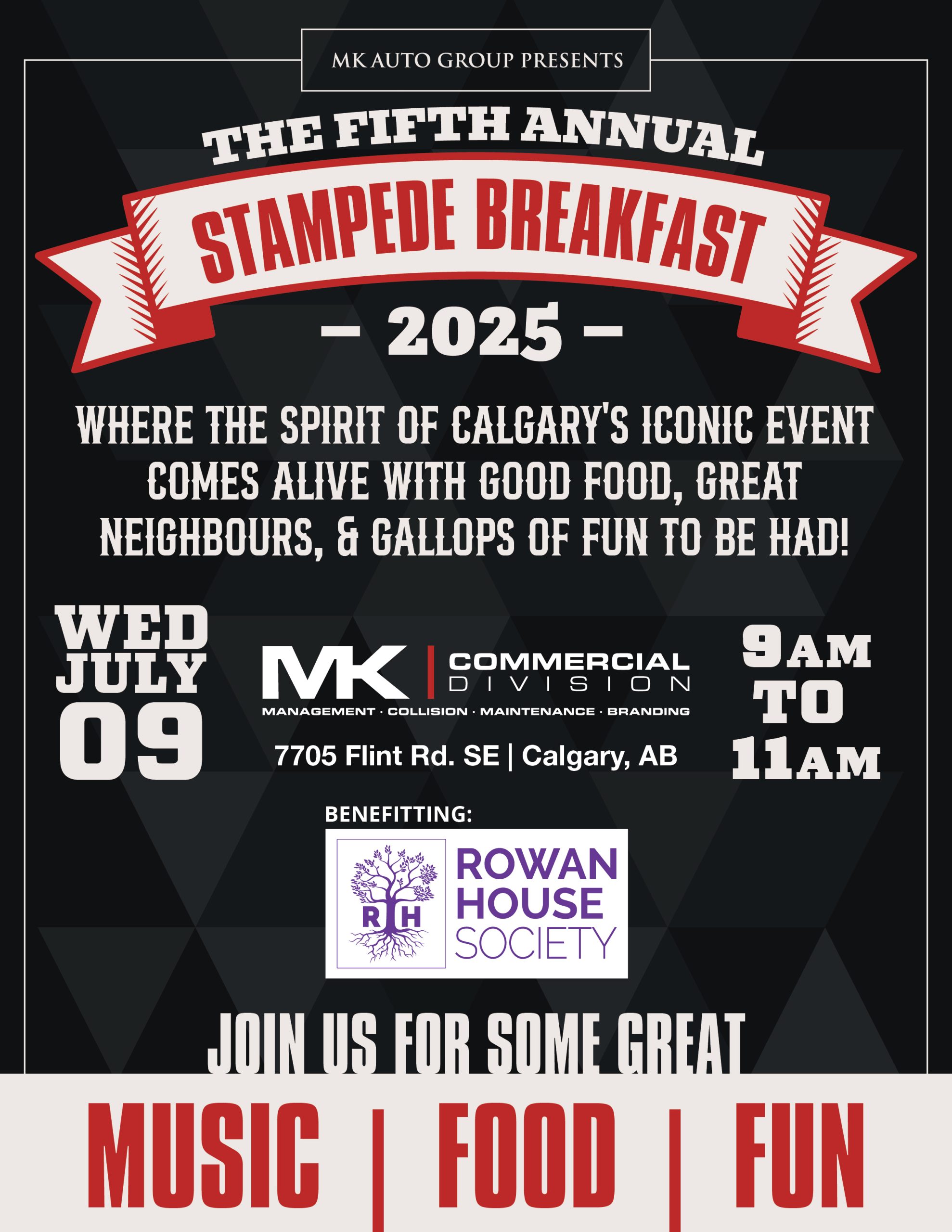 MK Auto Group Stampede Breakfast at MK Commercial
