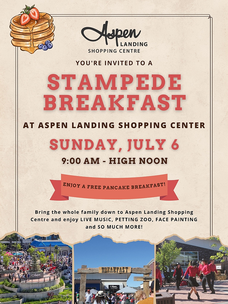 Aspen Landing Shopping Centre Stampede Breakfast 2025