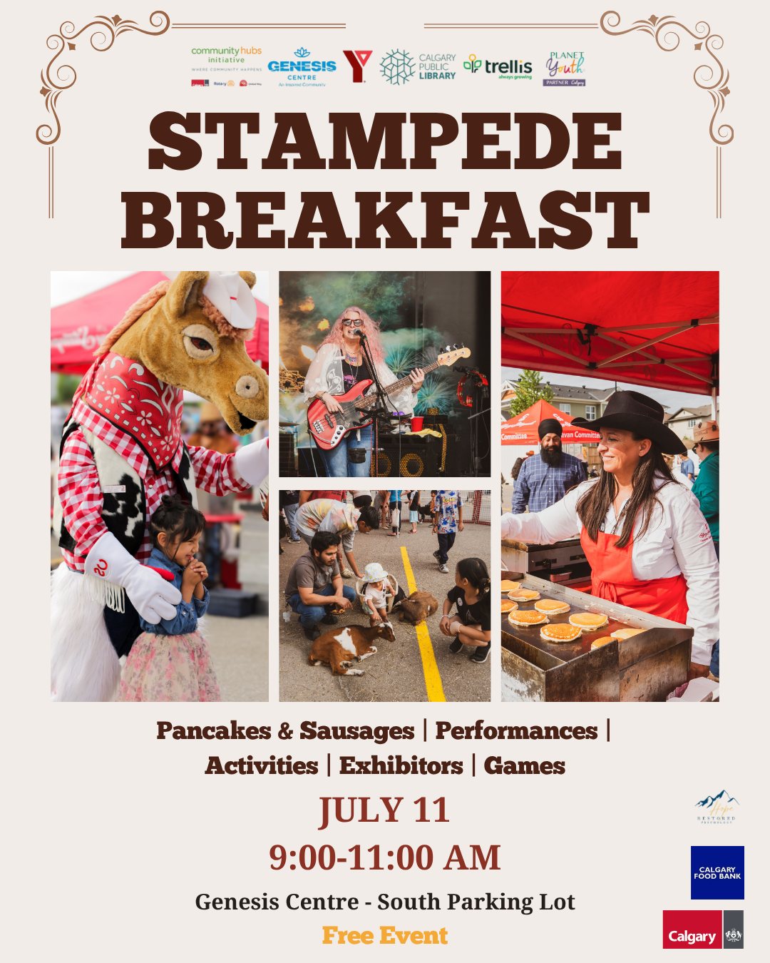 Genesis Centre Stampede Breakfast